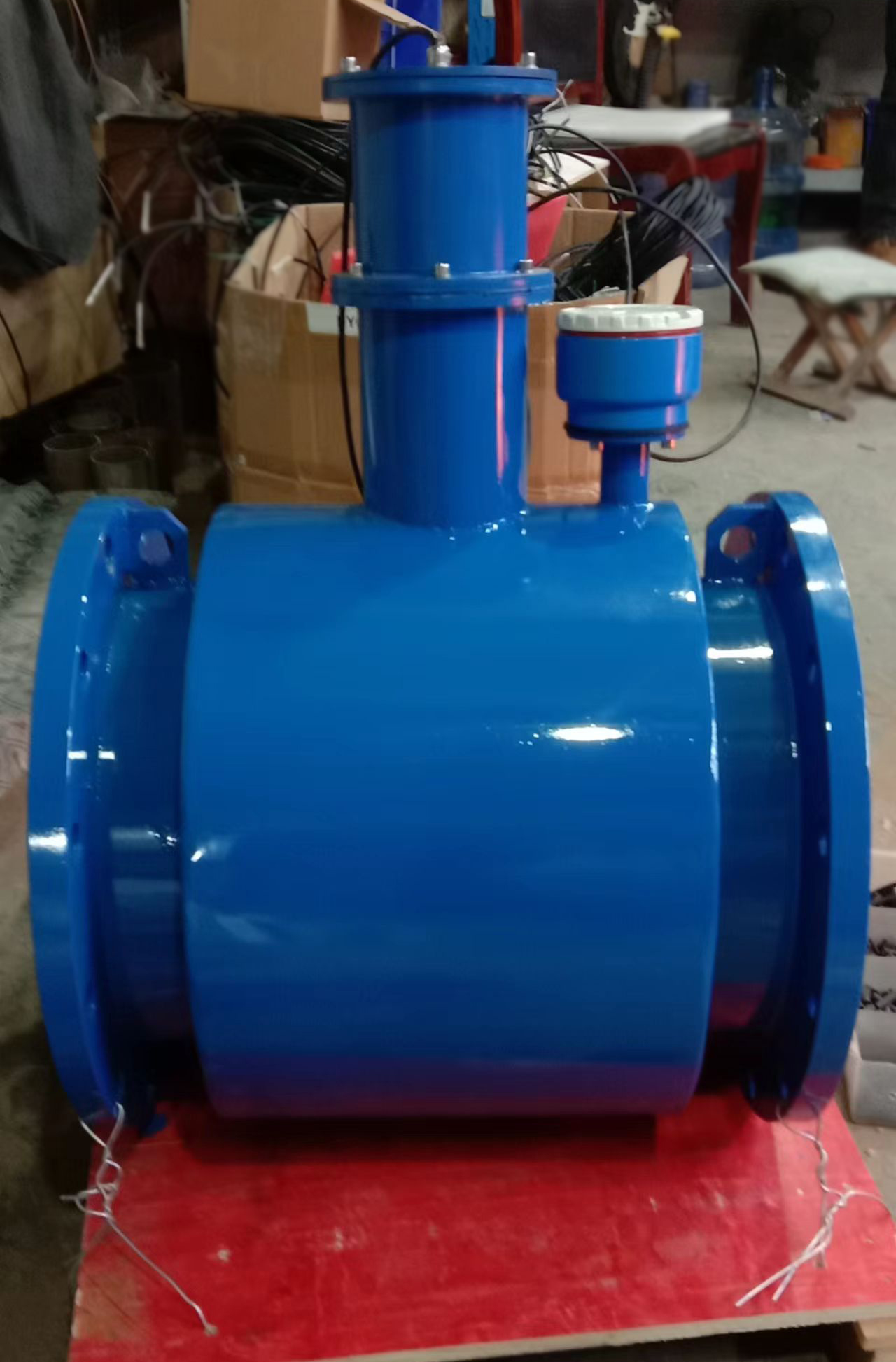 工業污水廢水管道不滿管理想的測量方案:非滿管電磁流量計